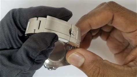 rolex clasp micro adjustment|Rolex rubber strap adjustment.